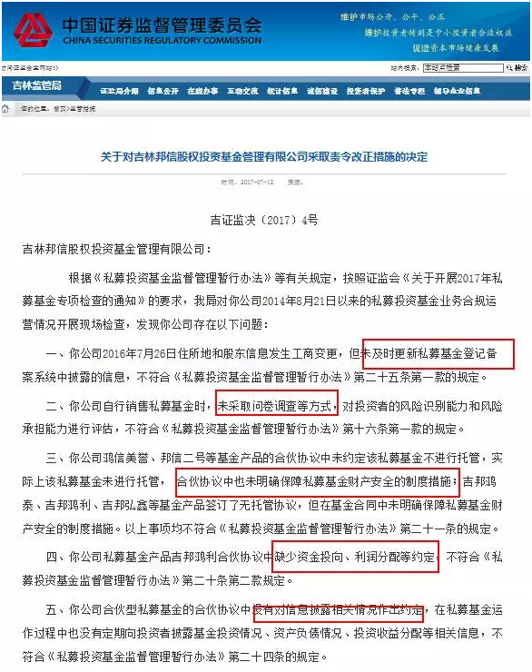 证监局专项检查揭开私募乱象！六家私募被曝违规运营