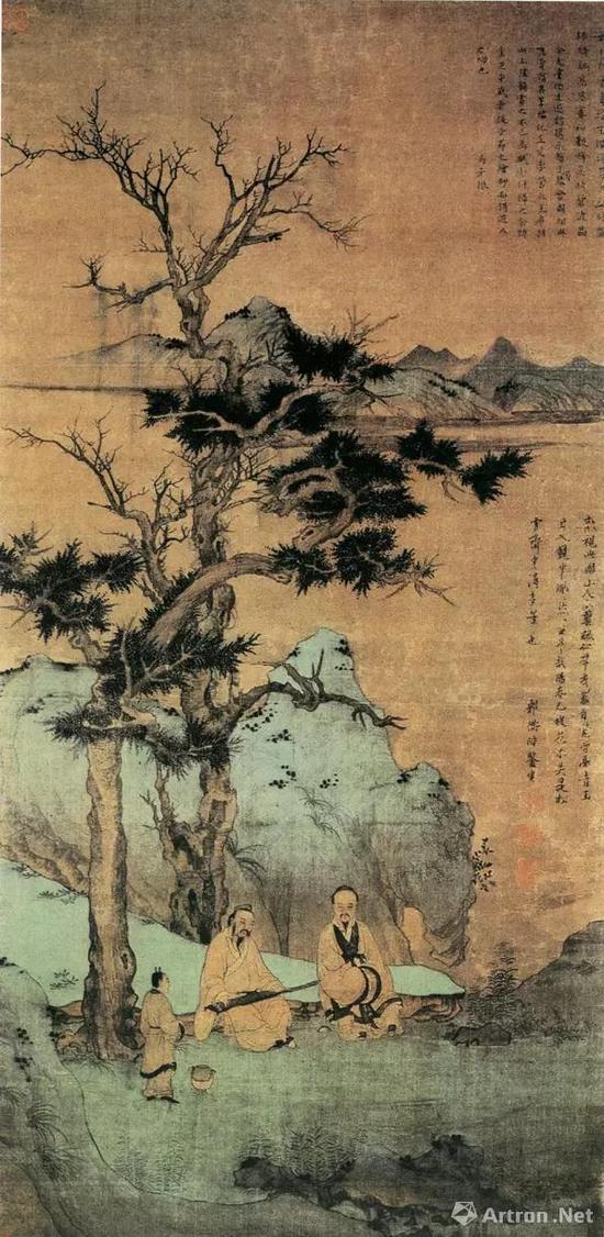 《松阴高士图》赵孟頫