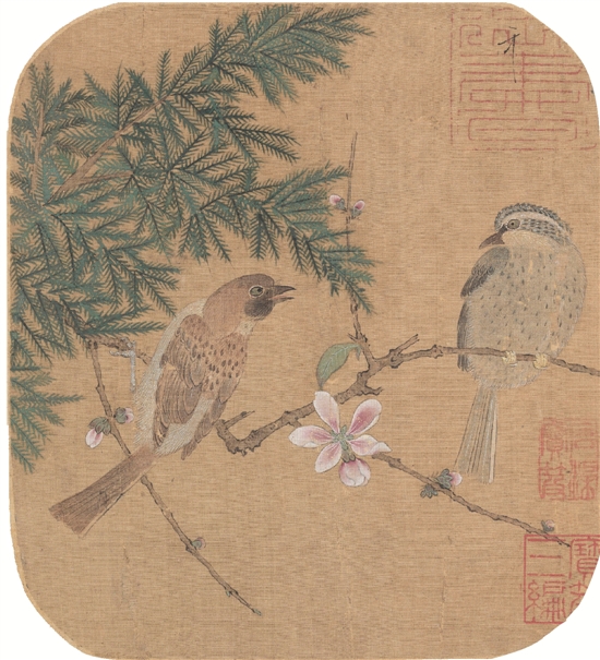 北宋 赵佶 花鸟图册 58×56cm