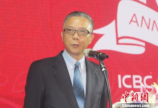 中国驻东盟大使徐步到场祝贺。　林永传 摄